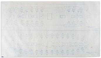 (NAVY.) Designs for the 1926 restoration of the USS Constitution.